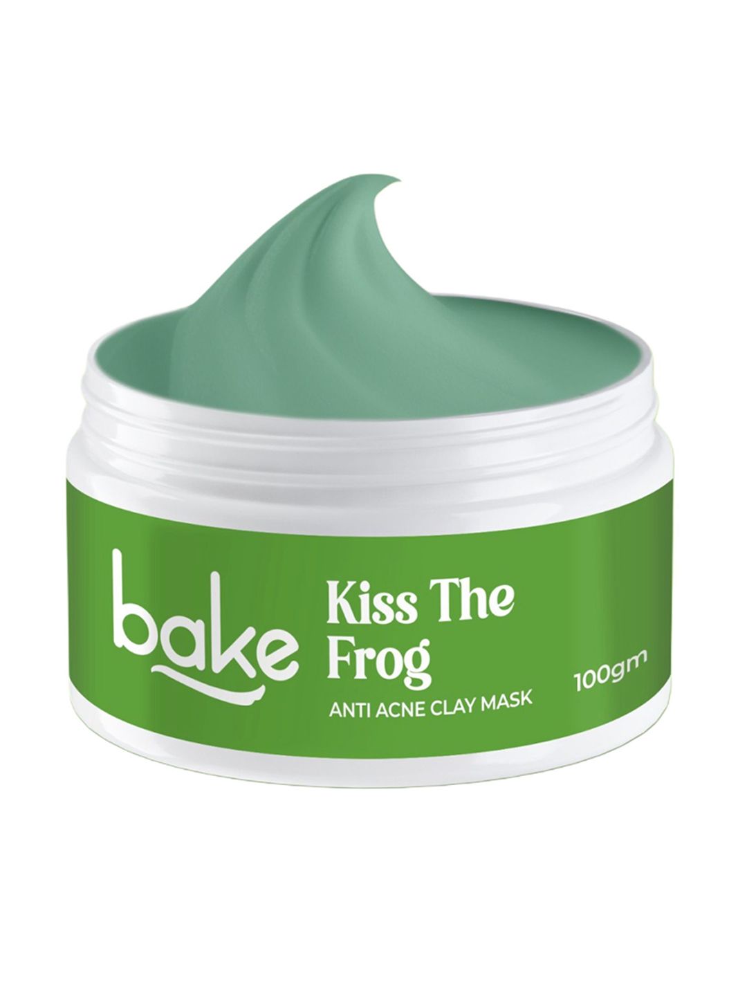 BAKE Kiss The Frog Anti Acne Clay Mask with Salicylic Acid & Niacinamide - 100gm