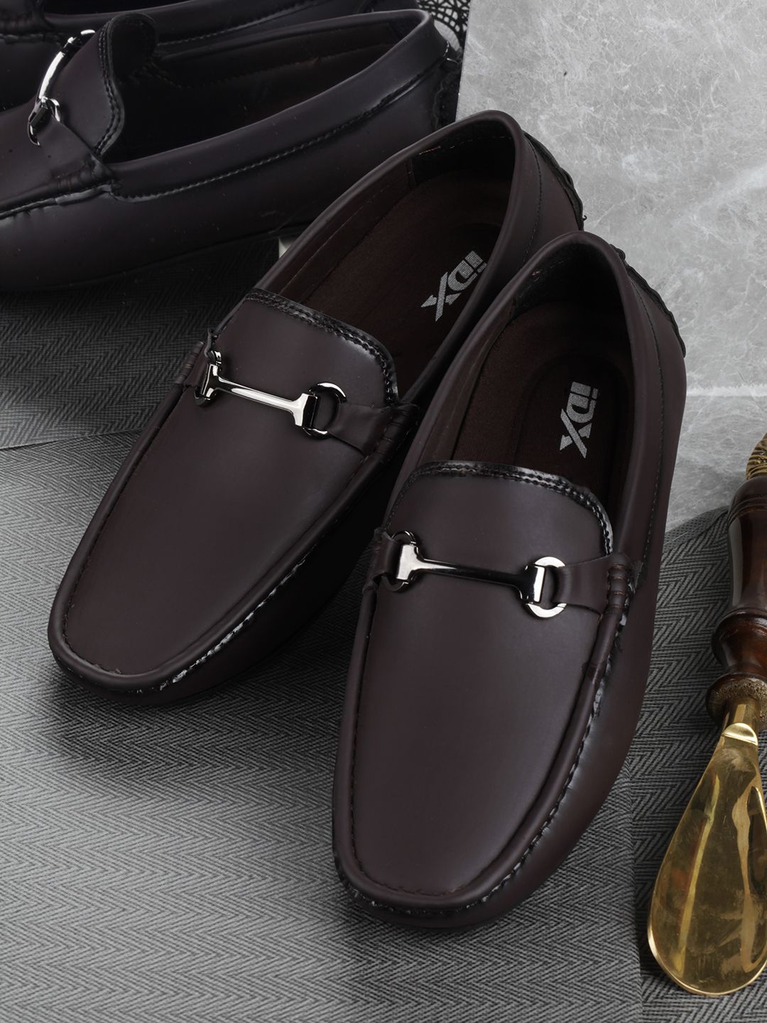 ID Men Slip-On Horsebit Loafers