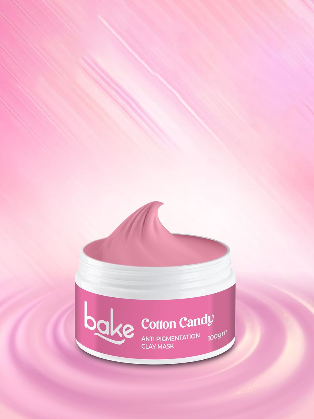 BAKE Cotton Candy Anti Pigmentation Clay Mask with Alpha Arbutin - 100gm