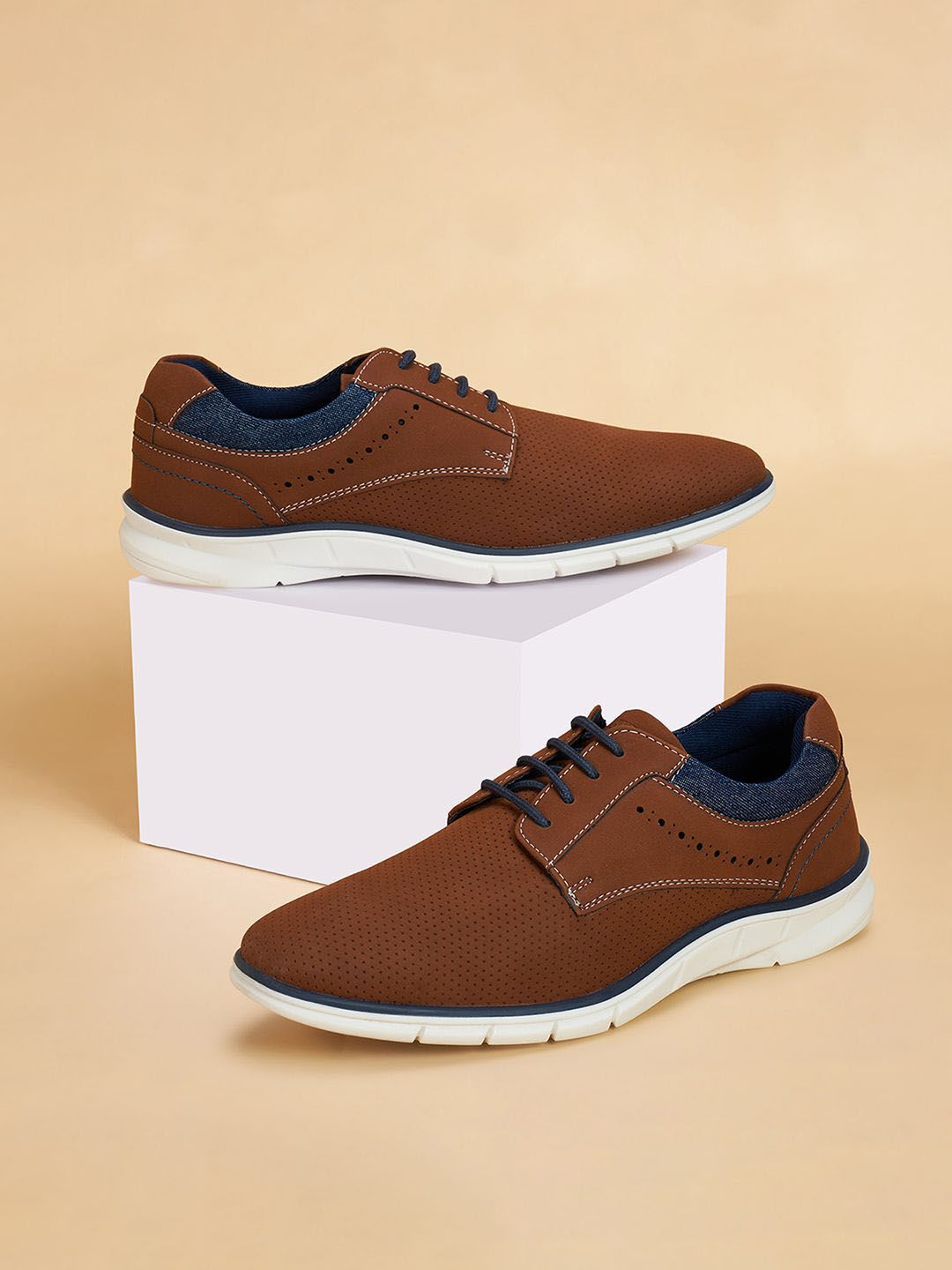 BYFORD by Pantaloons Men Colourblocked PU Sneakers