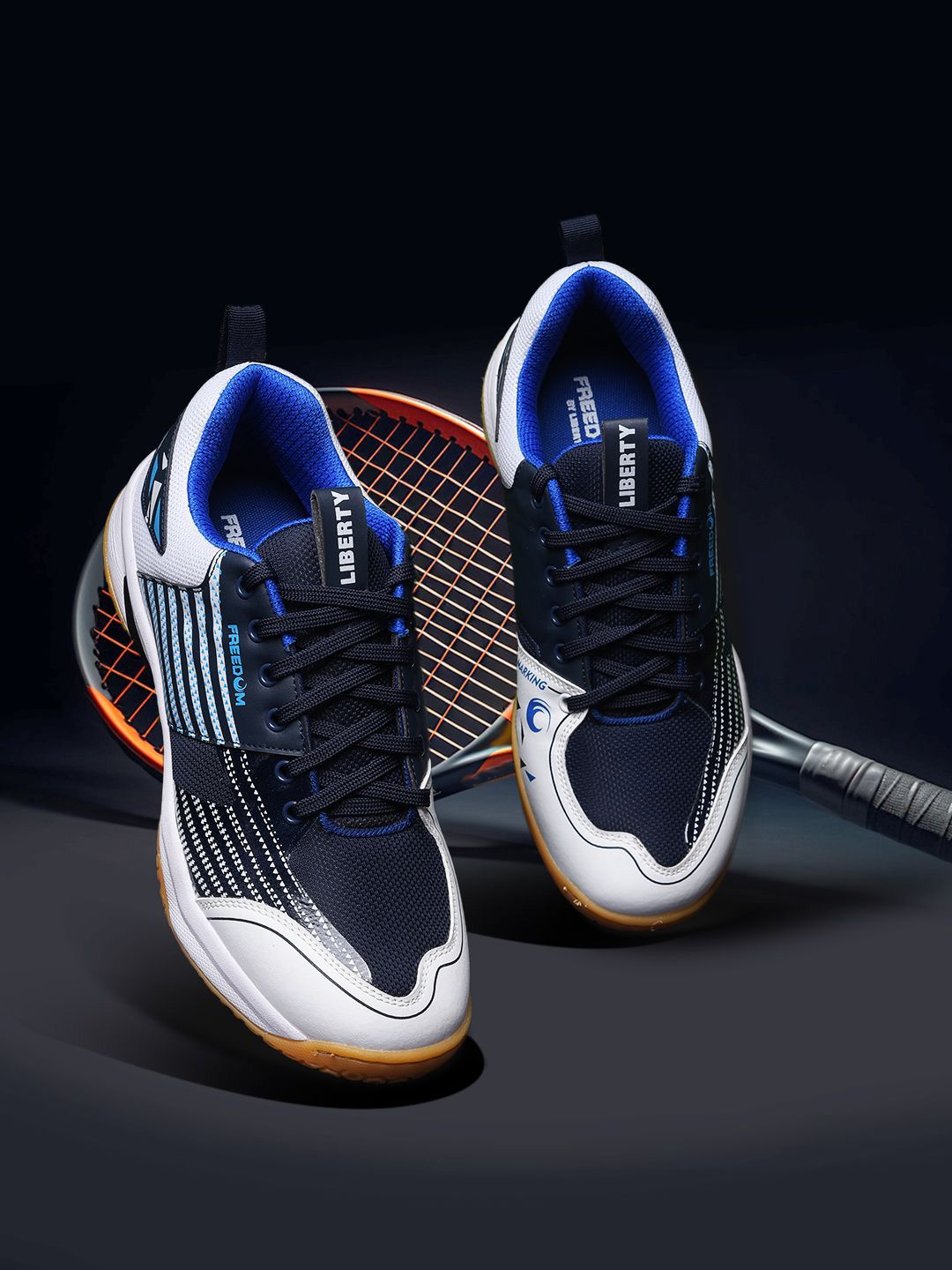 Liberty GRIPPER-02 Men Badminton and Pickleball Lace-Ups Non-Marking Shoes