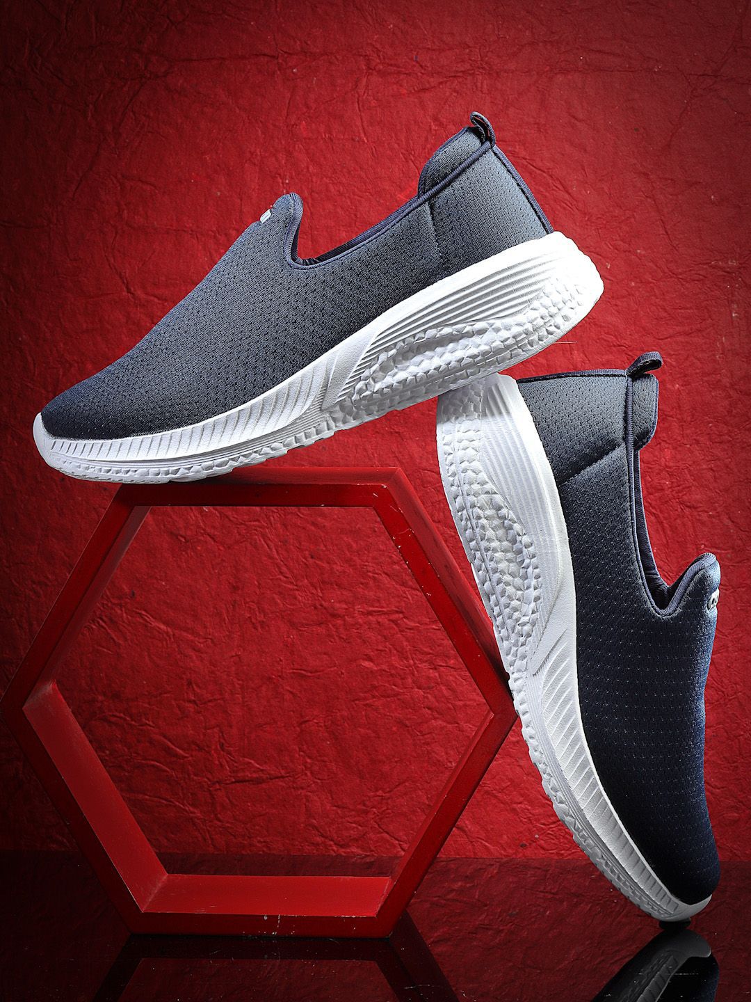 ASIAN Men Mesh Running Non-Marking Shoes