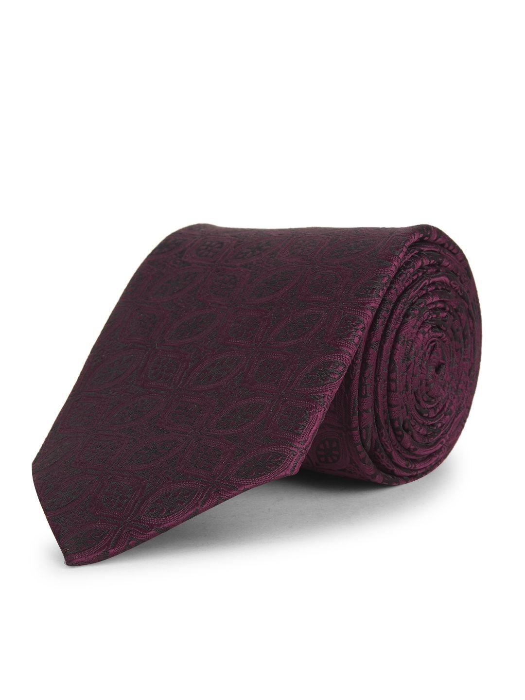 Cazzano Men Woven Design Skinny Tie