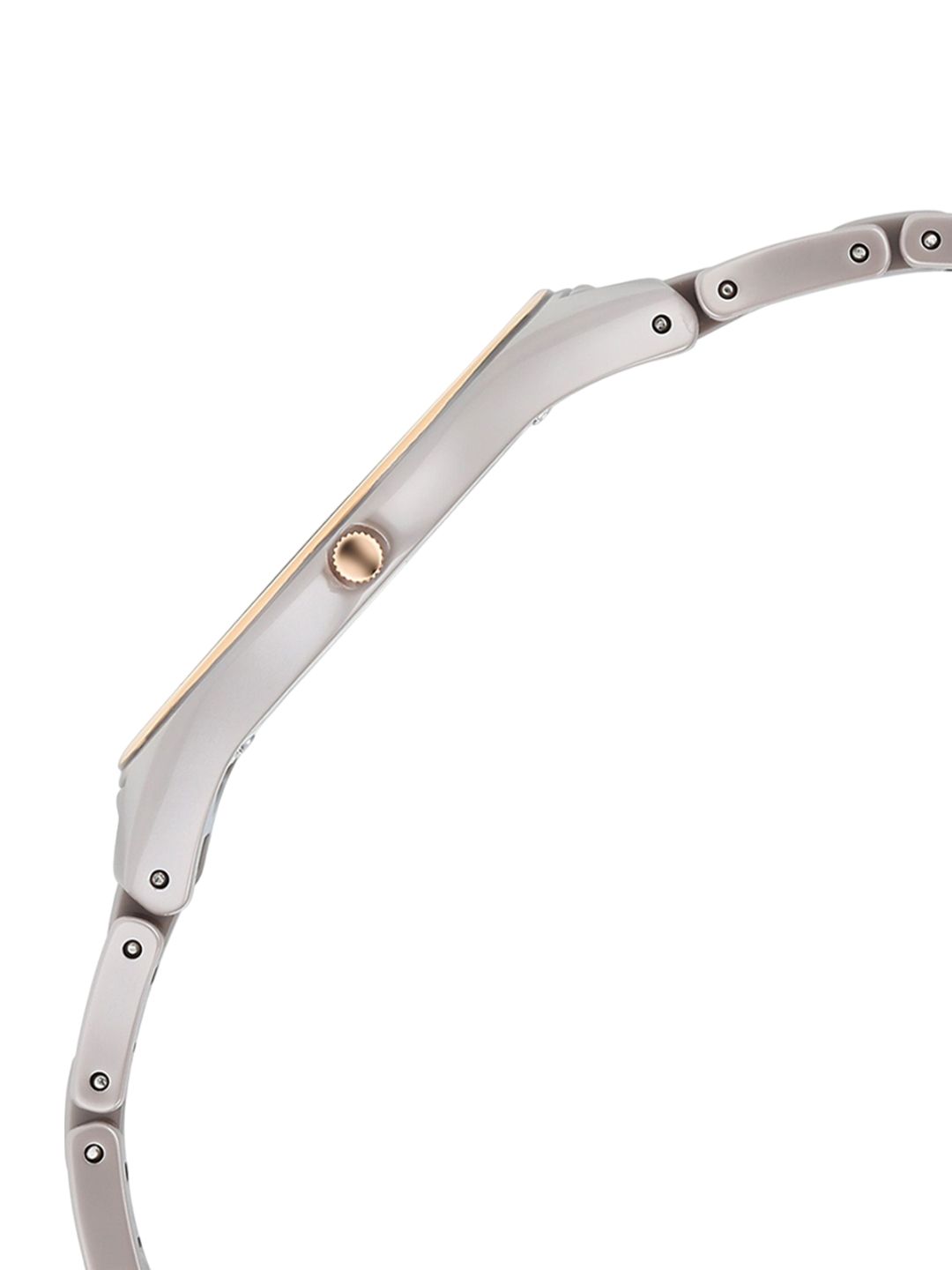 Embellished Dial & Ceramic Bracelet Style Straps Analogue Watch 2653KC09