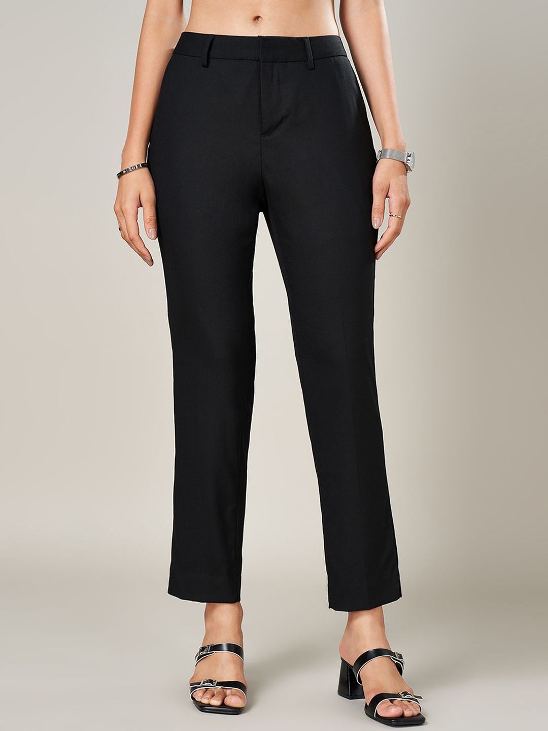 Annabelle by Pantaloons Women Slim Fit Regular Trousers