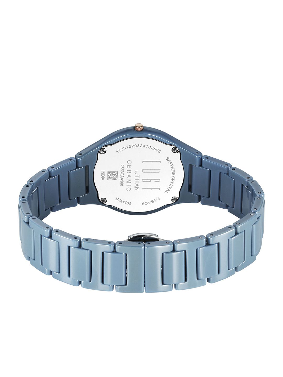 Dial & Ceramic Bracelet Style Straps Analogue Watch 2653QC07