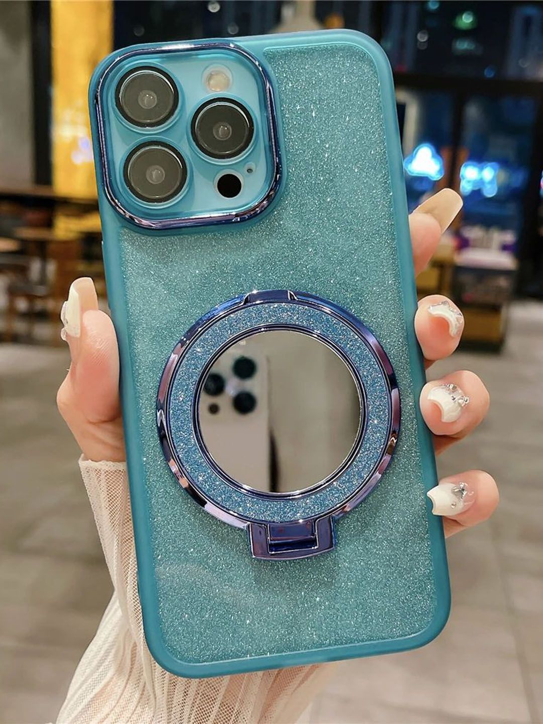 Luxury Kase Solid Printed iPhone 15 Pro Back Case Mobile Accessories