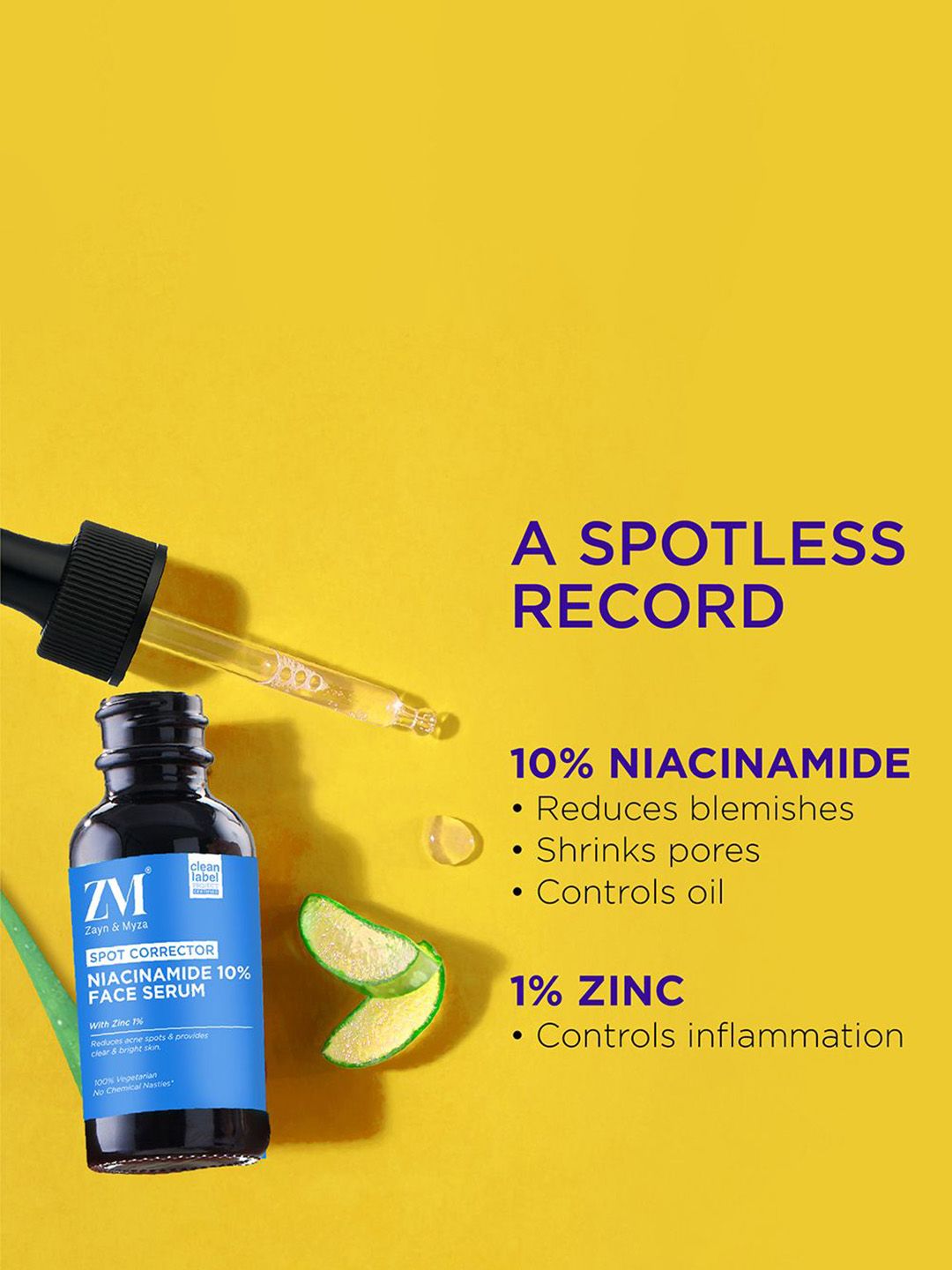 Buy ZM Zayn & Myza Set Of 3 Niacinamide 10%, Fruit AHA 10% & Tea