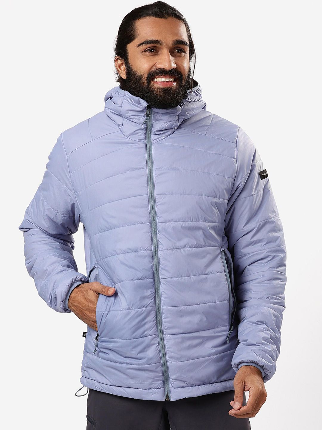 Decathlon FORCLAZ - Men Hooded Hiking Padded Jacket -5C