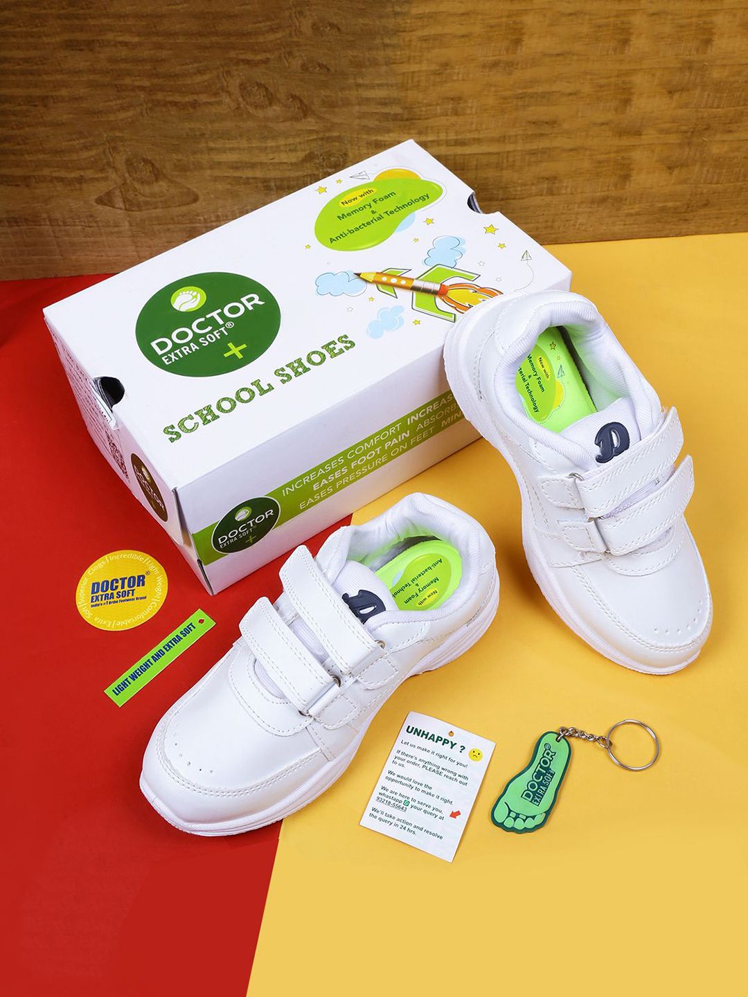 DOCTOR EXTRA SOFT Unisex Kids PU Slip-On Sneakers