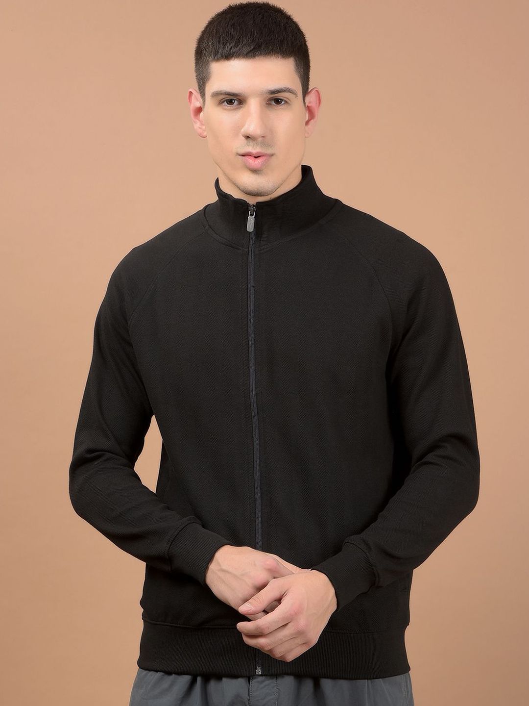 Force NXT Men Lightweight Open Front Jacket with Embroidered