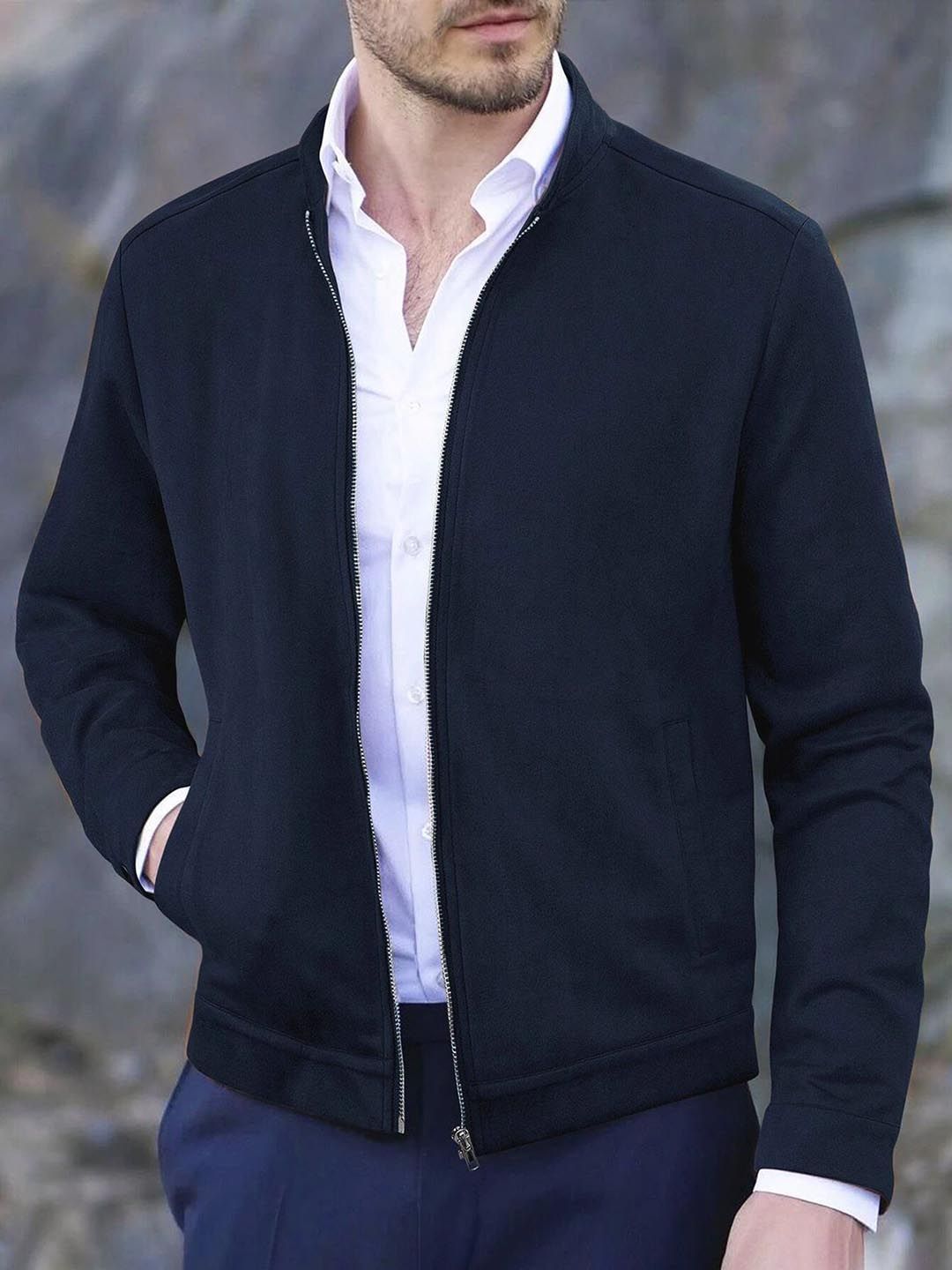 StyleCast x Revolte Men Lightweight Open Front Jacket