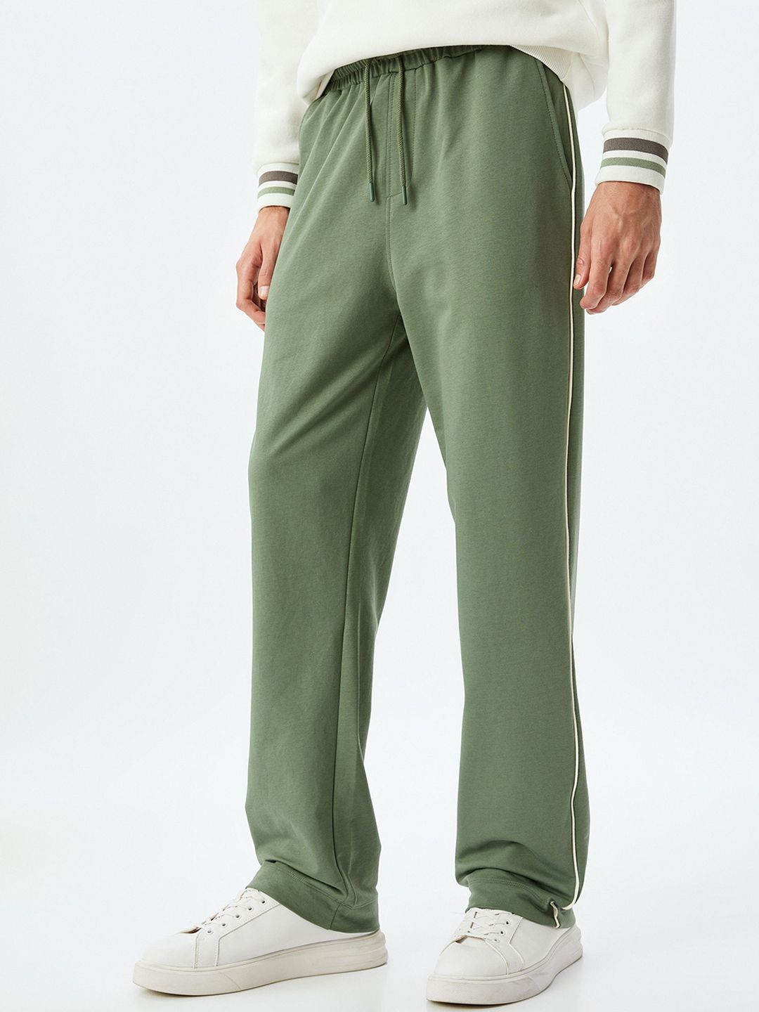 Koton Men Cotton Solid Regular Fit Track Pant