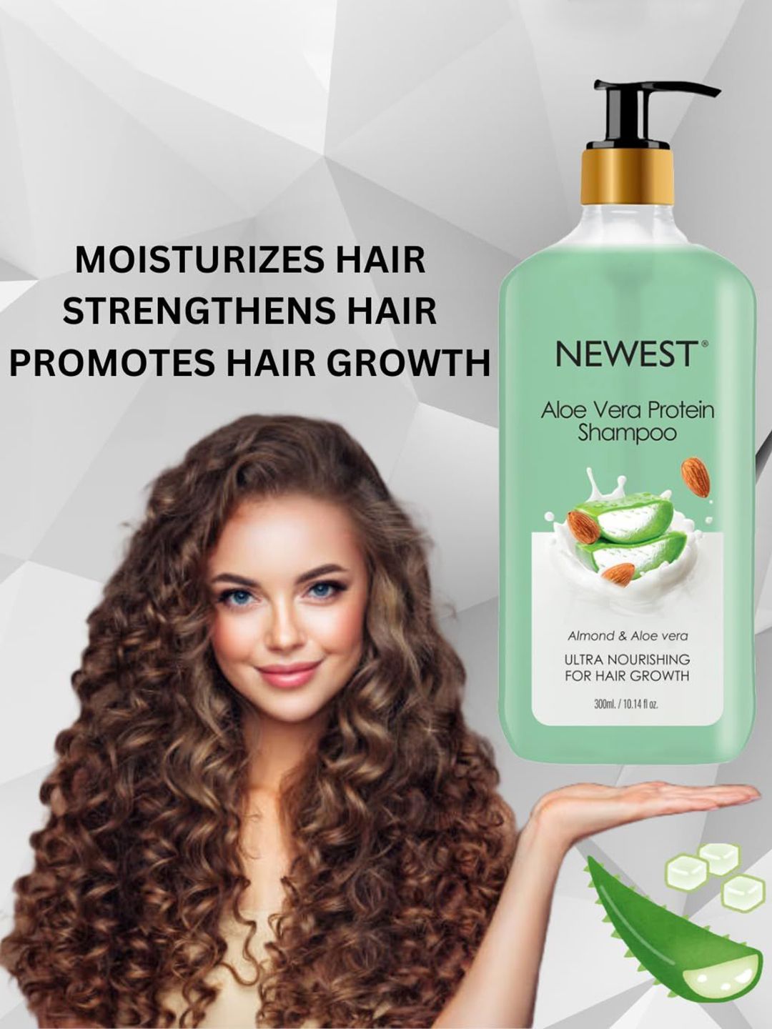 Buy NEWEST Aloe Vera Protein Shampoo - 300ml - Shampoo for Unisex 31621923  | Myntra