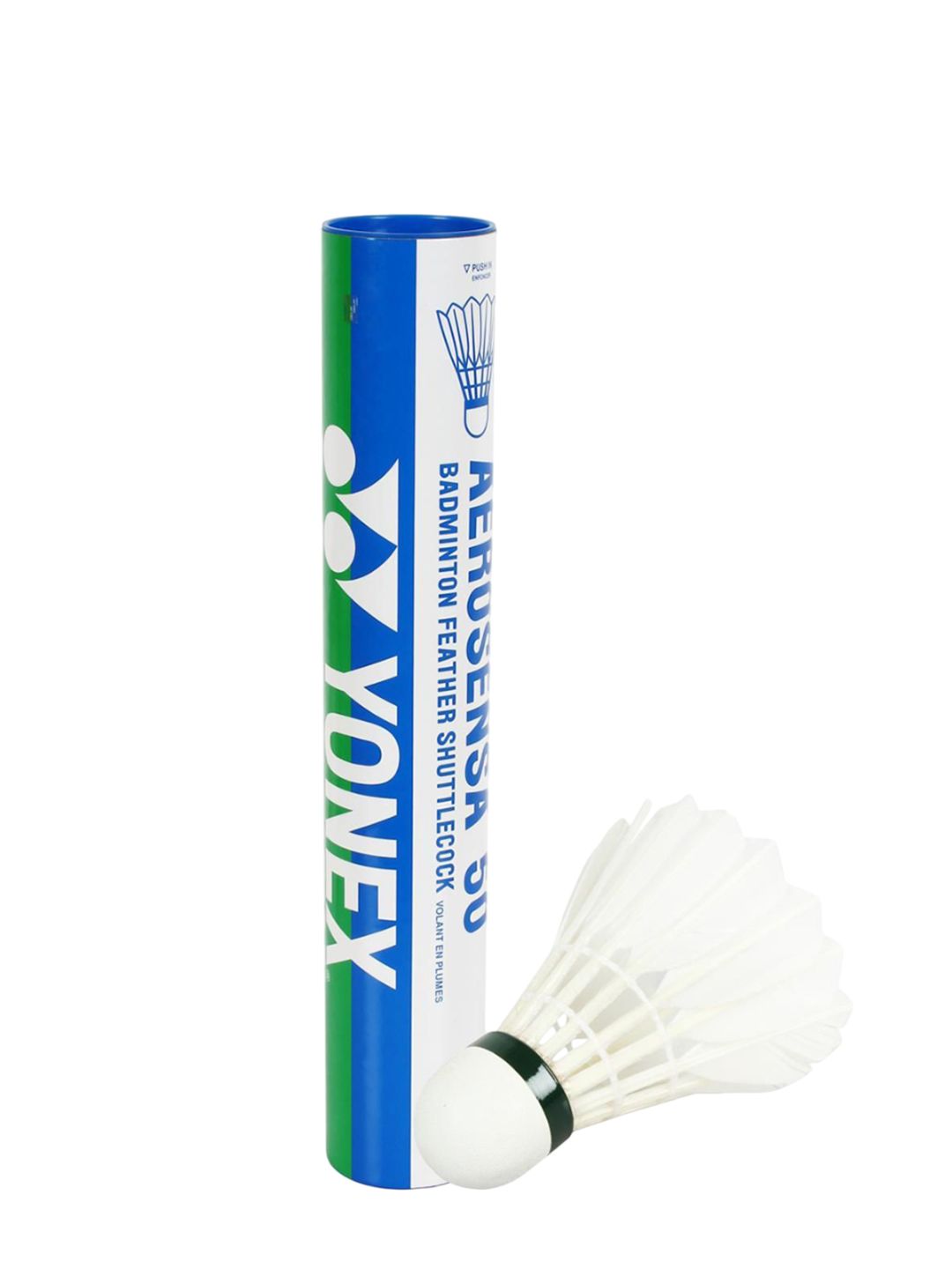 YONEX YONEX Set of 12 AEROSENSA 50 Feather Badminton Shuttlecocks
