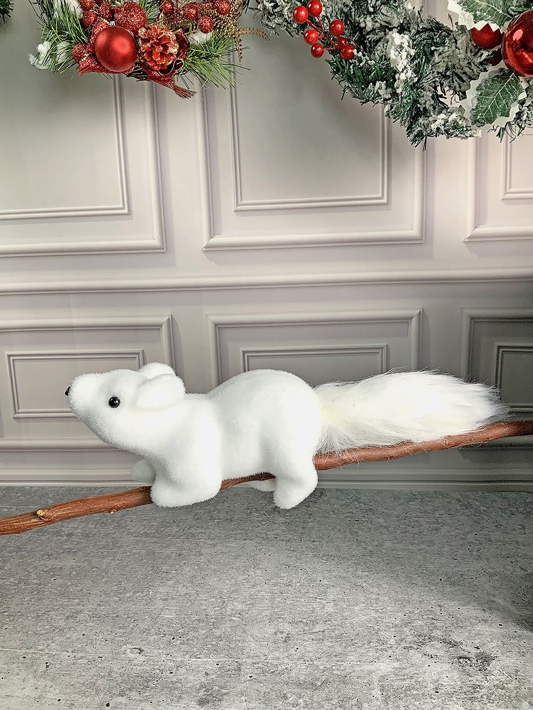 Little Surprise Box Kids White Squirrel Festive Decor