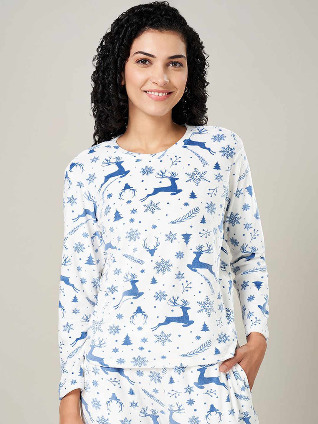 Dreamz by Pantaloons Printed Cotton Lounge T-Shirt