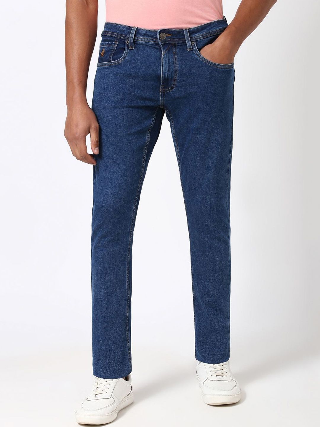 Peter England Casuals Men Slim Fit Mid-Rise Cotton Jeans