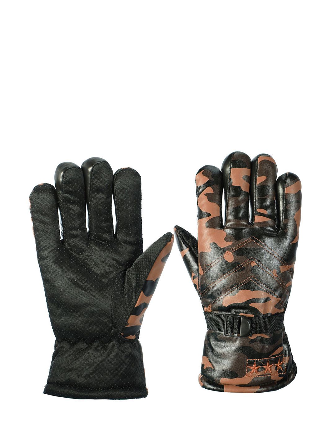 Alexvyan Men Protective Snow & Wind Proof Thermal Riding Winter Warm & Soft Gloves