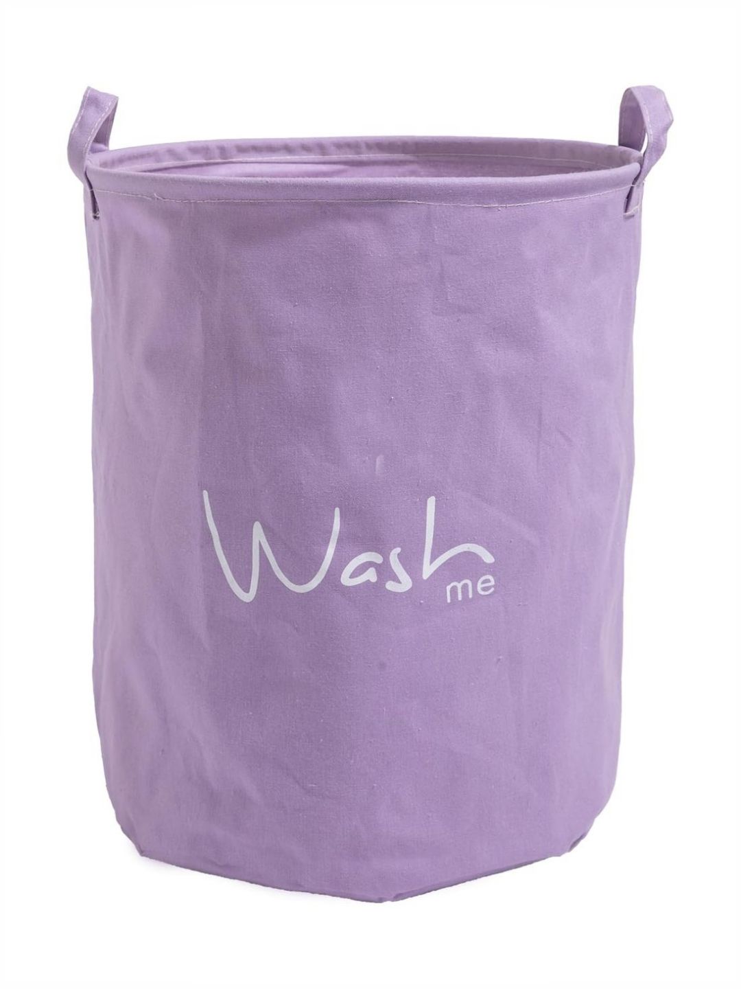 HOKIPO Purple Printed Laundry Basket