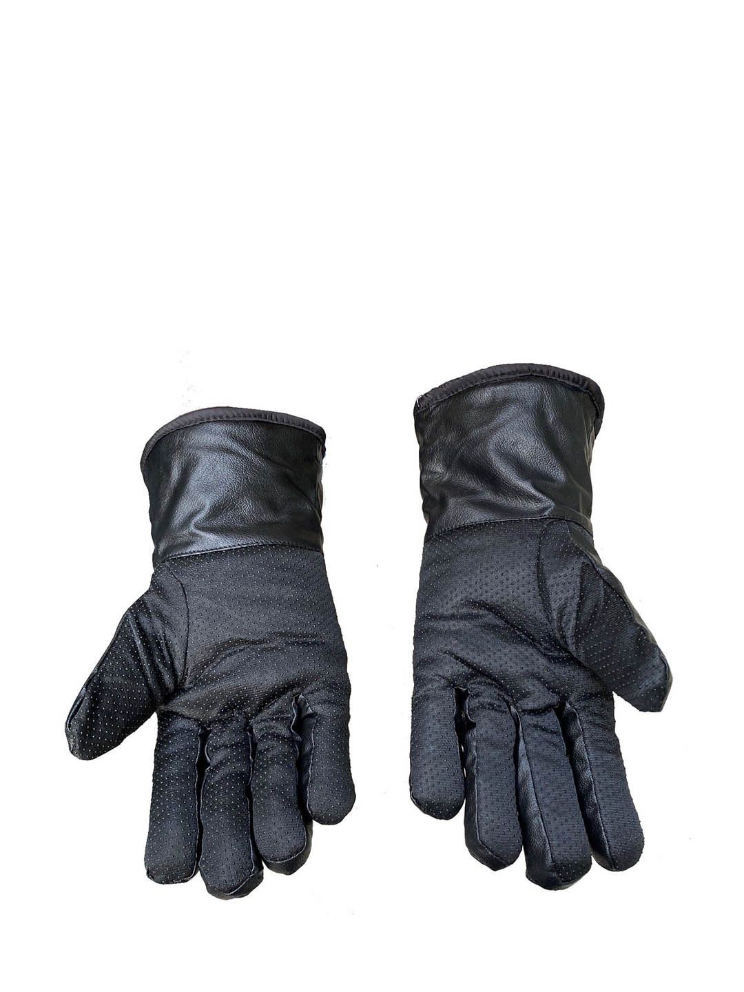 Alexvyan Men Protective Snow & Wind Proof Fur-Inside Thermal Riding Winter Soft Gloves