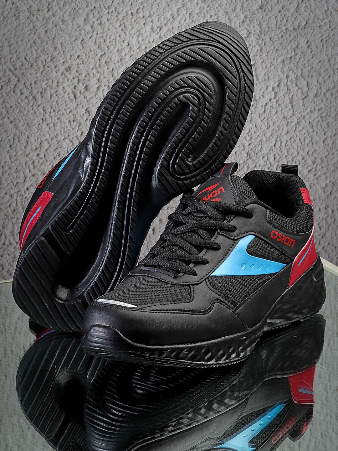ASIAN Men Mesh Running Non-Marking Shoes