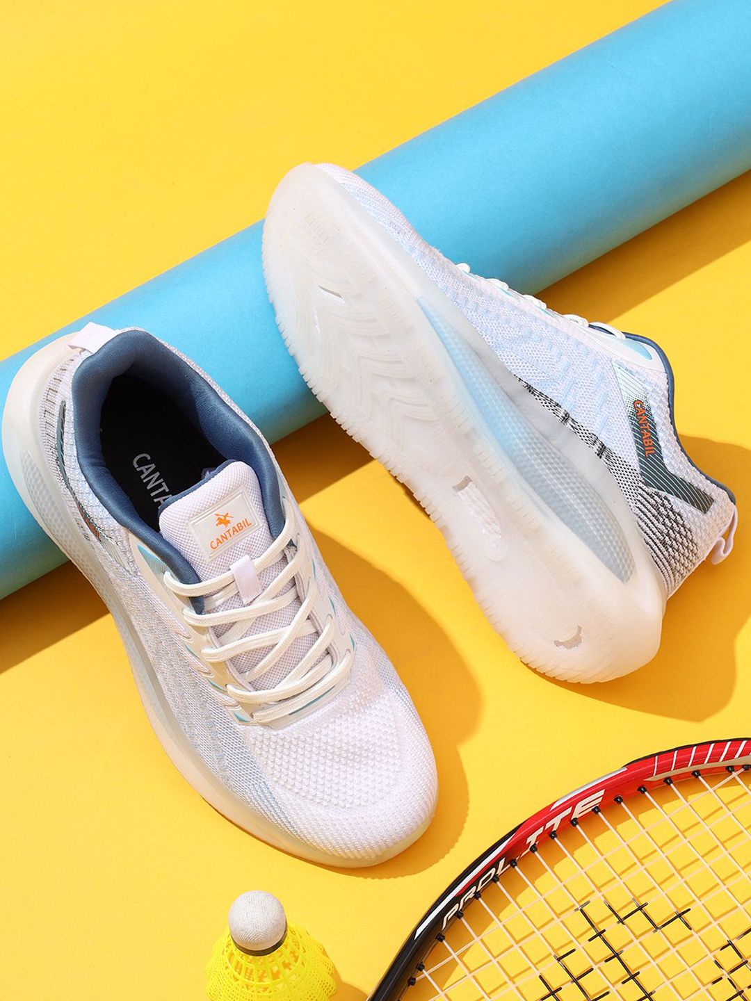Cantabil Men Textile Running Shoes