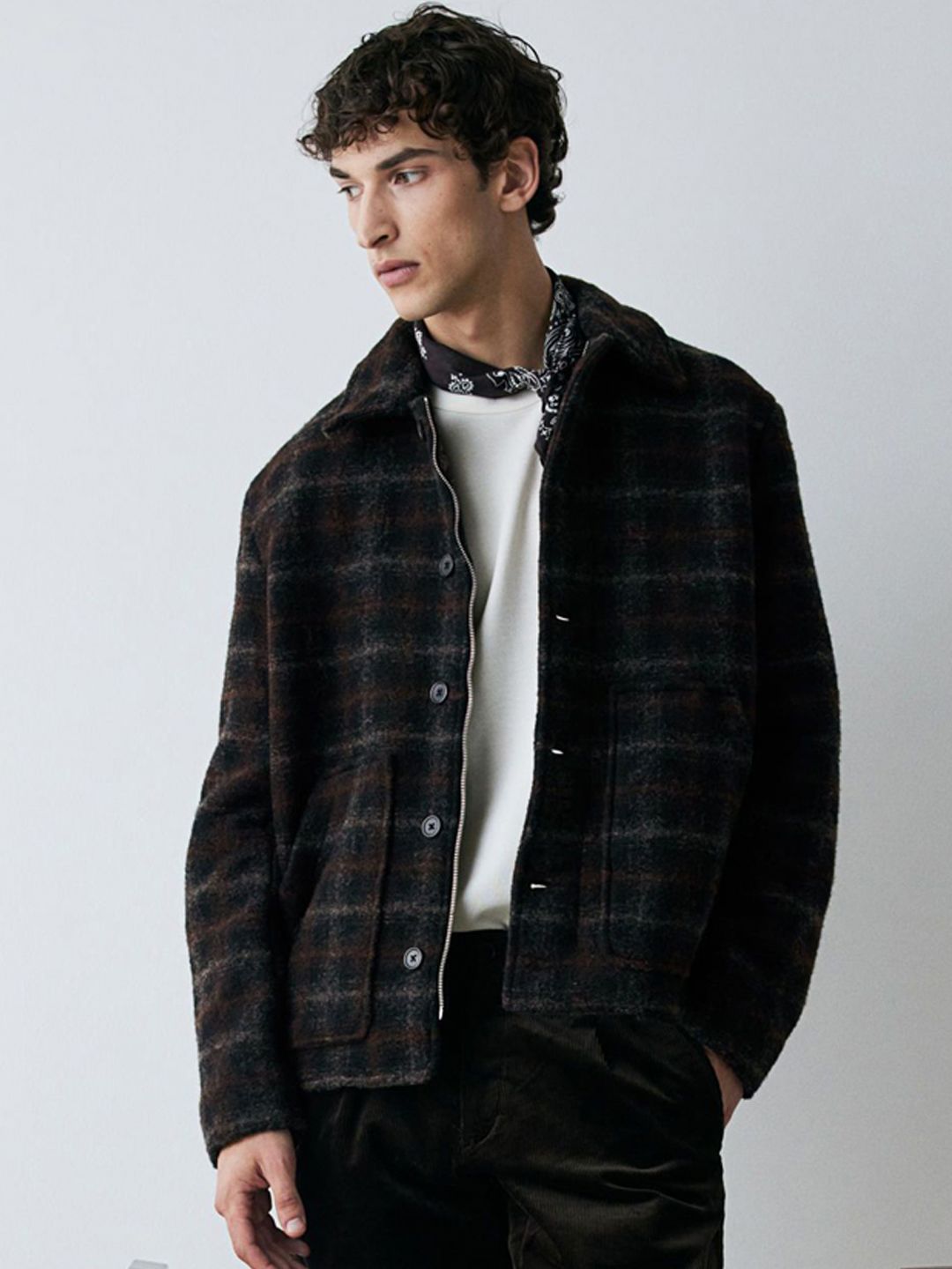 Buy H&M Checked Jacket - Jackets for Men 31671177 | Myntra