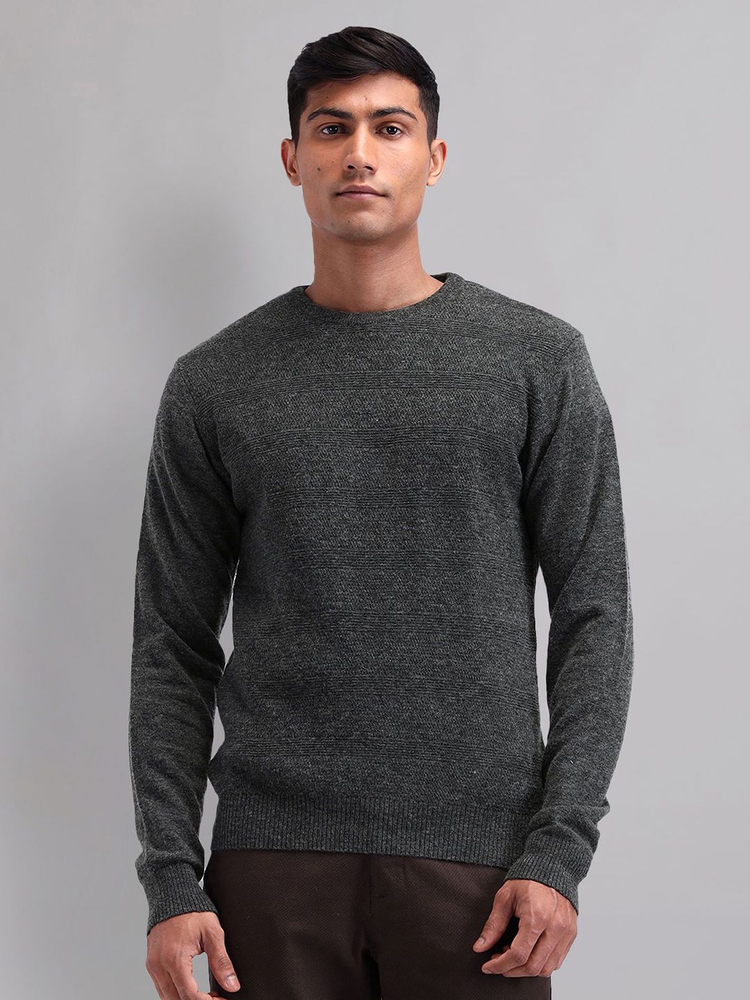 AD By Arvind Men Long Sleeves Pullover Sweater