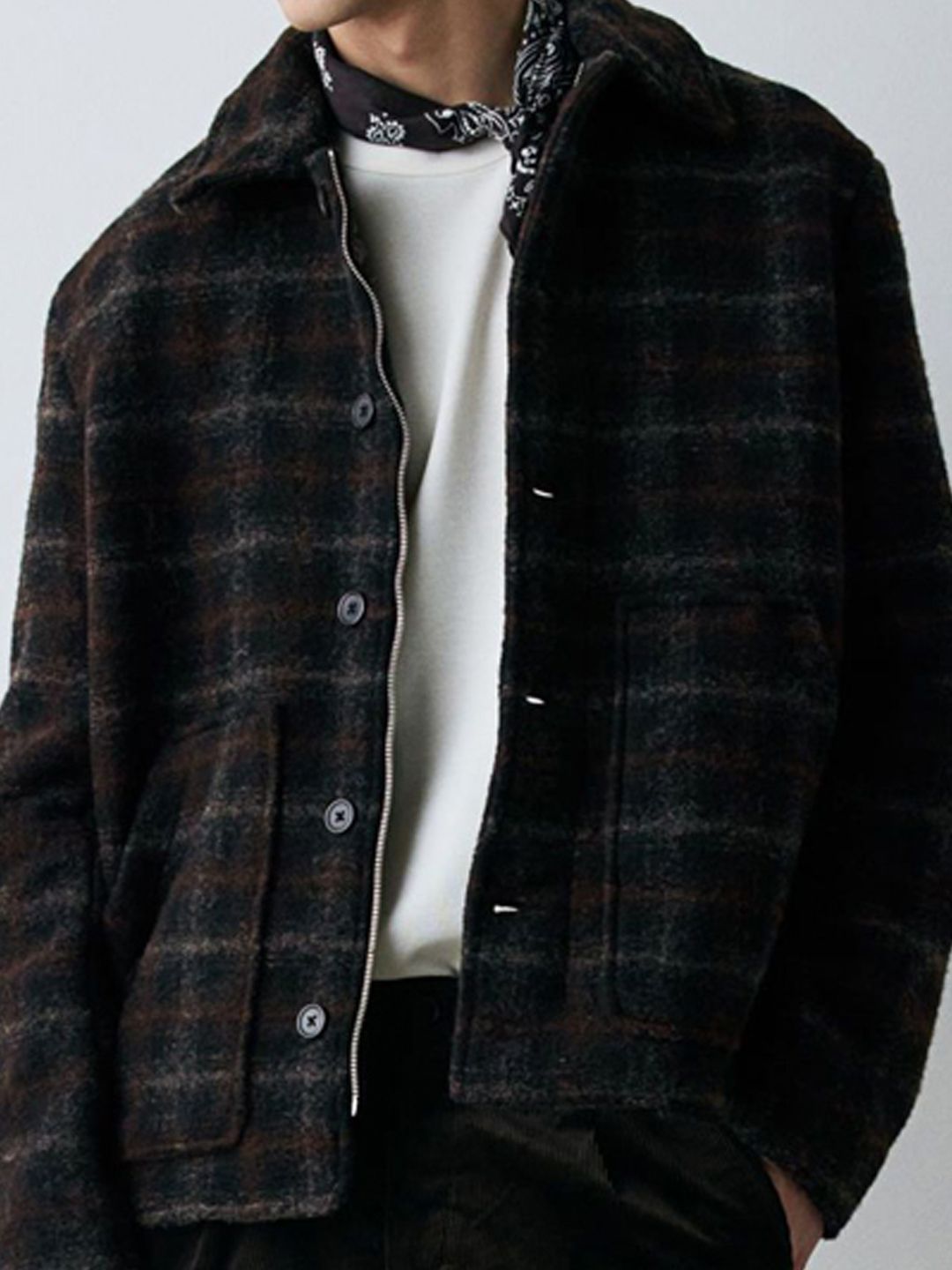 Buy H&M Checked Jacket - Jackets for Men 31671177 | Myntra