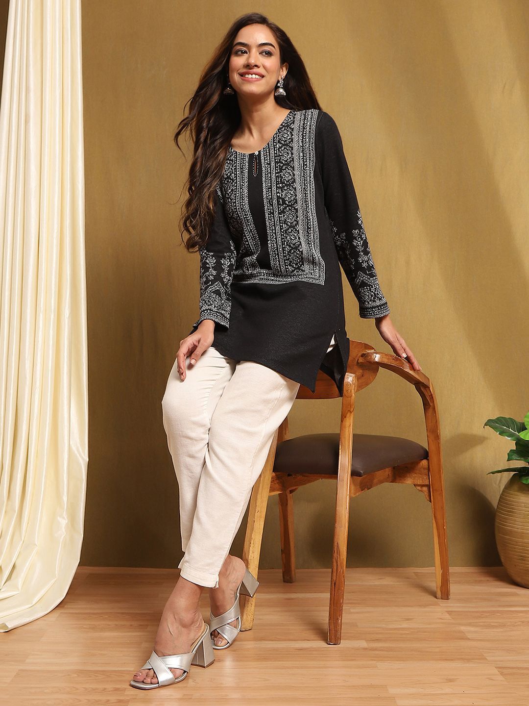 Biba Biba Women Printed Kurti