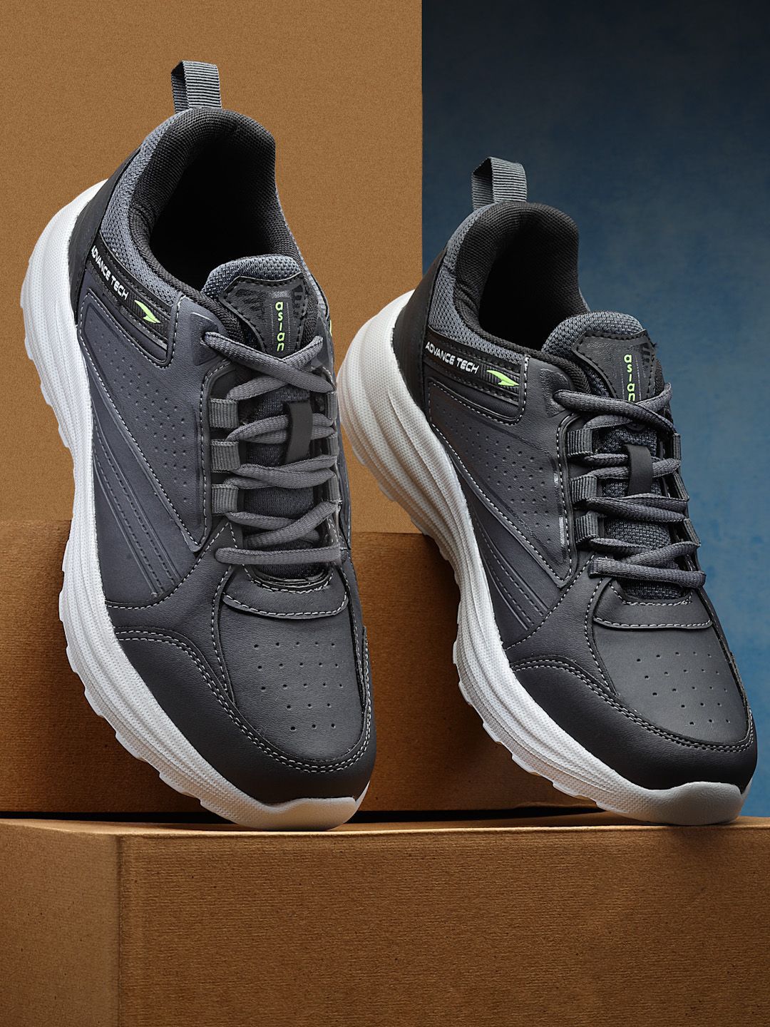 ASIAN Men Running Non-Marking Shoes
