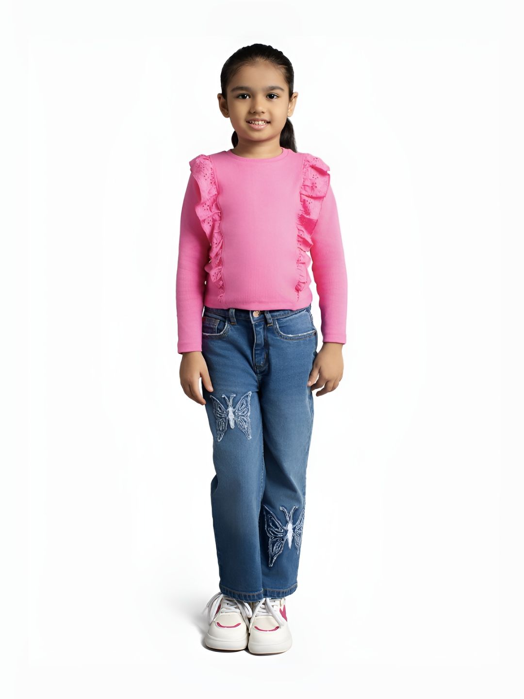 Ed-a-Mamma Girls Bio Finish Pockets T-shirt