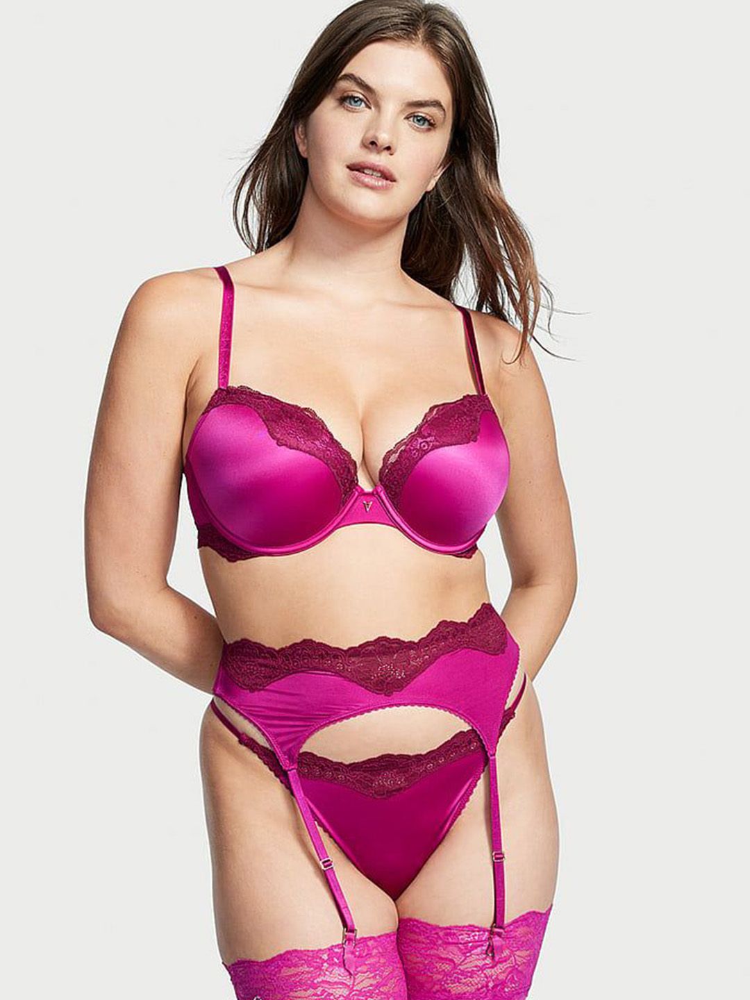 Victoria's Secret Very Sexy Lace Trim Garter Belt deal from myntra
