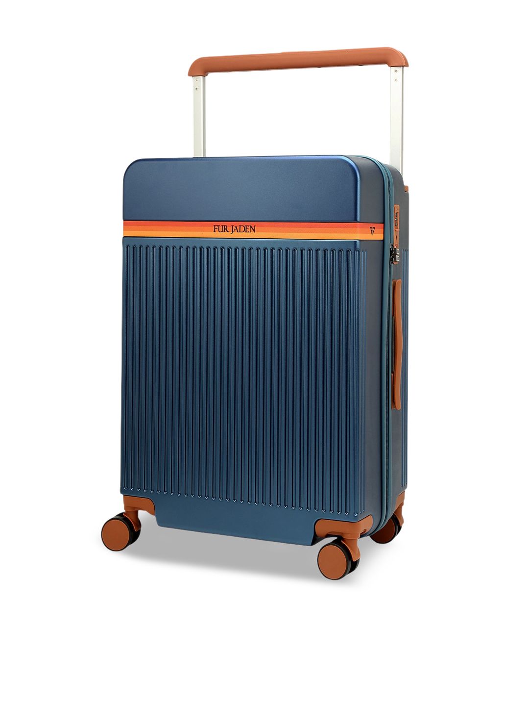 Buy FUR JADEN Navy The Aviator Hard Sided Check-in Trolley