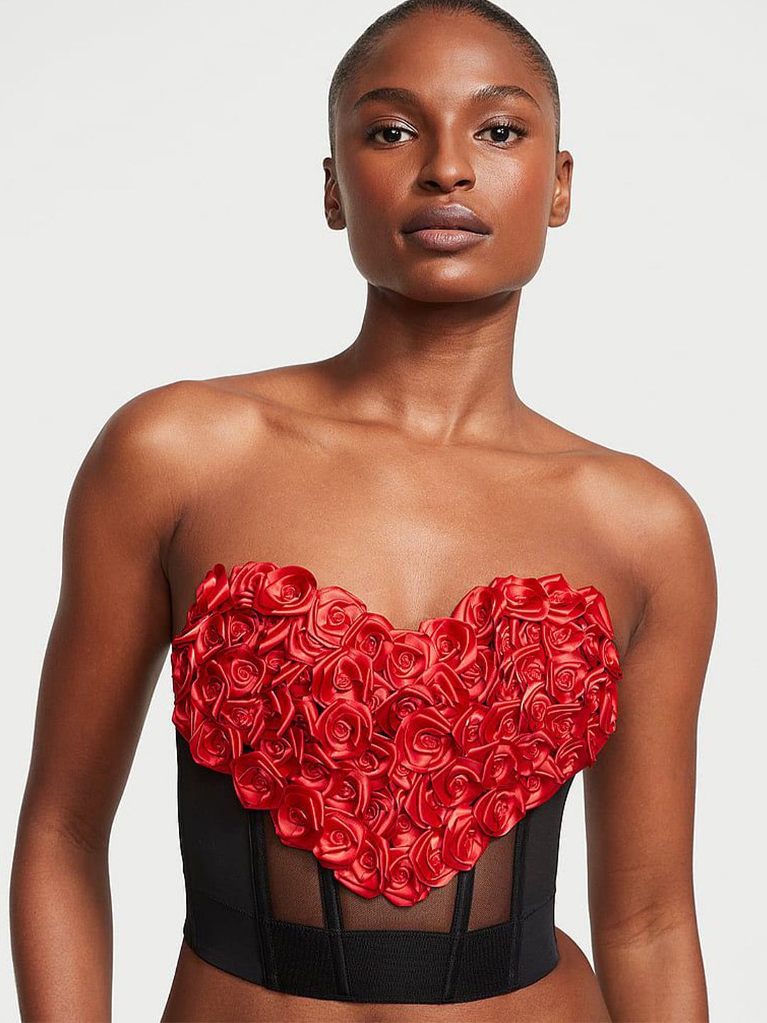 Victoria's Secret Very Sexy VS Archives Rosette Corset Top