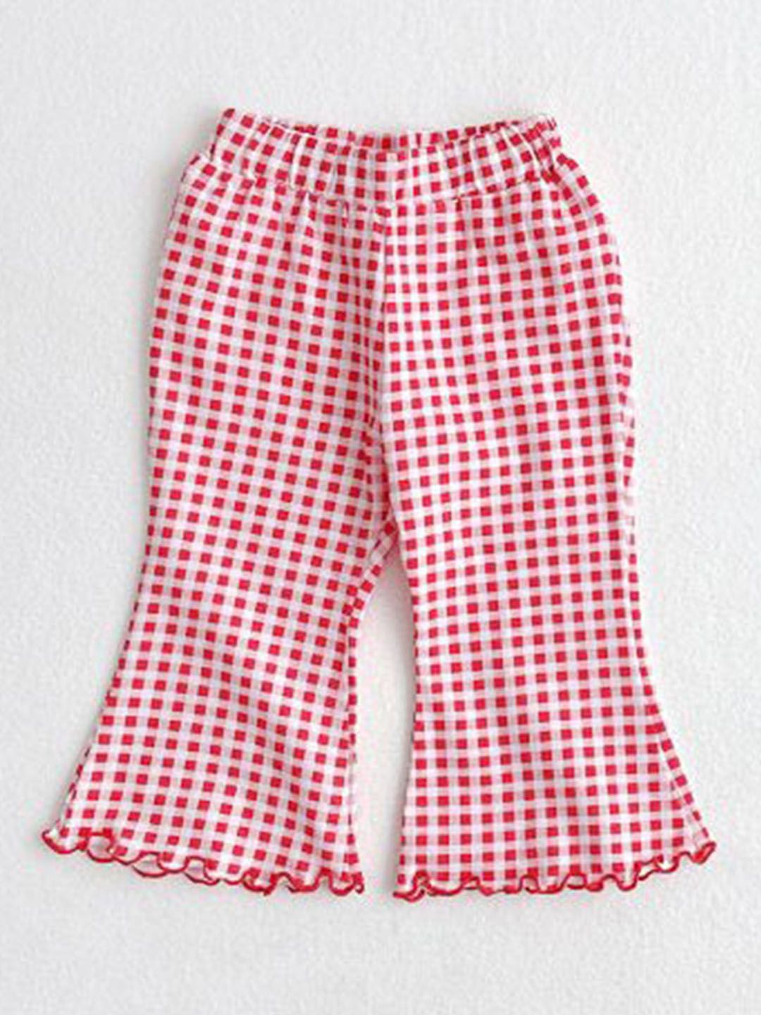 LULU & SKY Girls Polka Dot Flared High-Rise Culottes Trousers