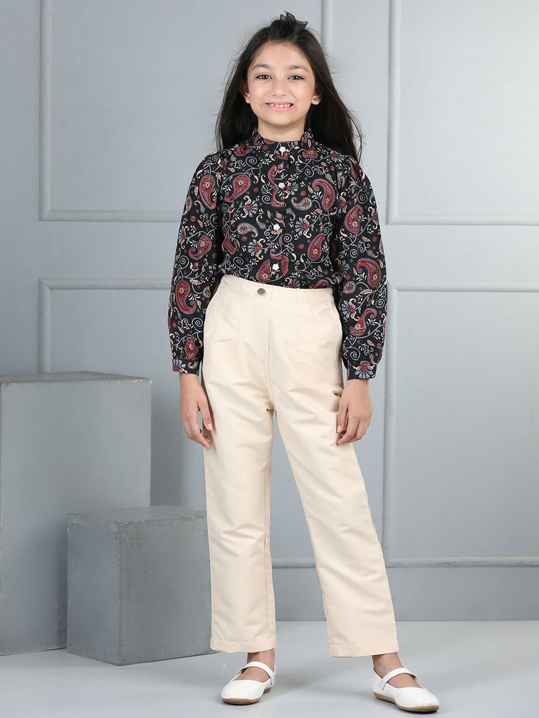 Cutiekins Girls Printed Top with Trousers Offers & Cashback