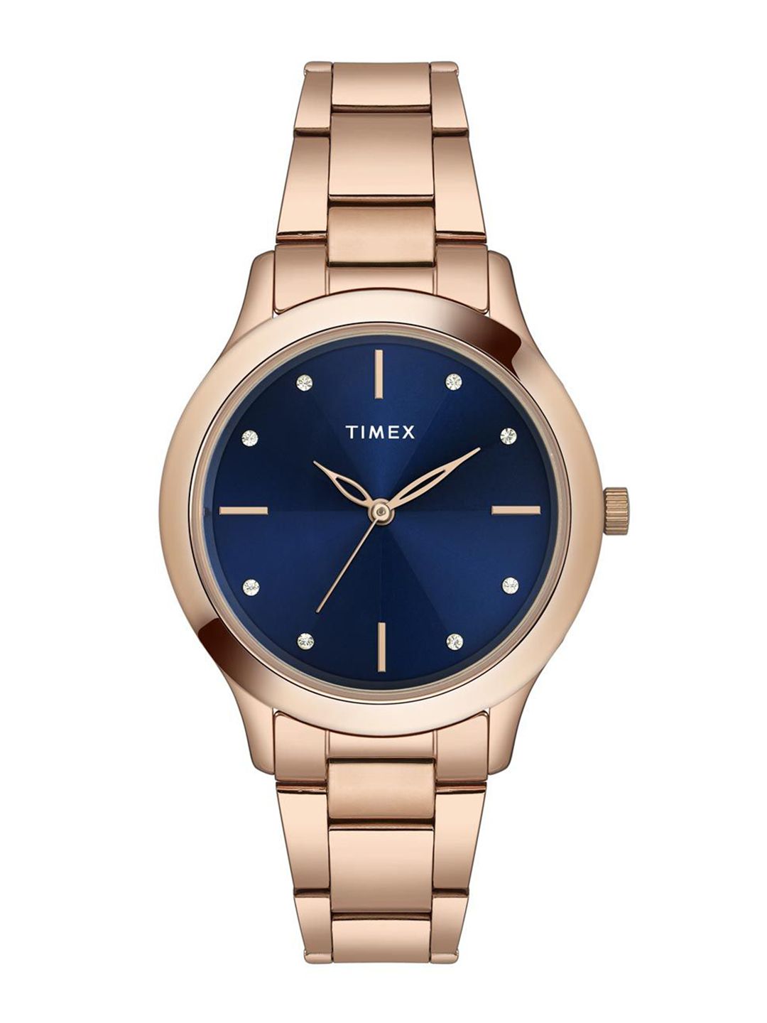Timex Round 21mm Blue Dial Analog Women Watch - TWEL98SMU08