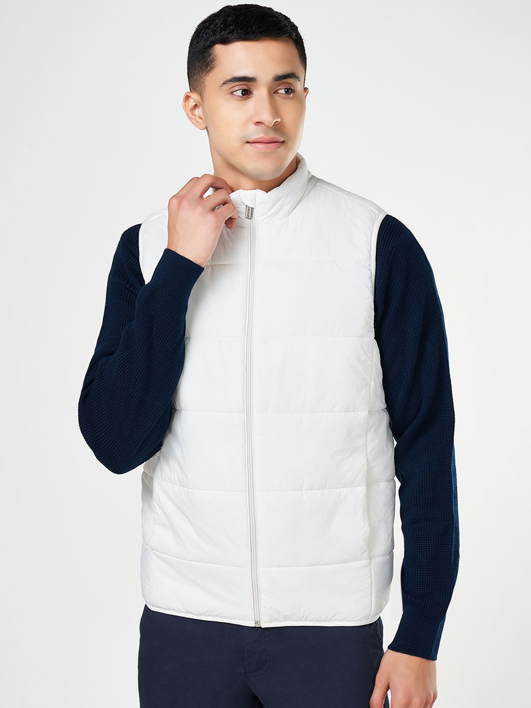 BYFORD by Pantaloons Men Crop Quilted Jacket