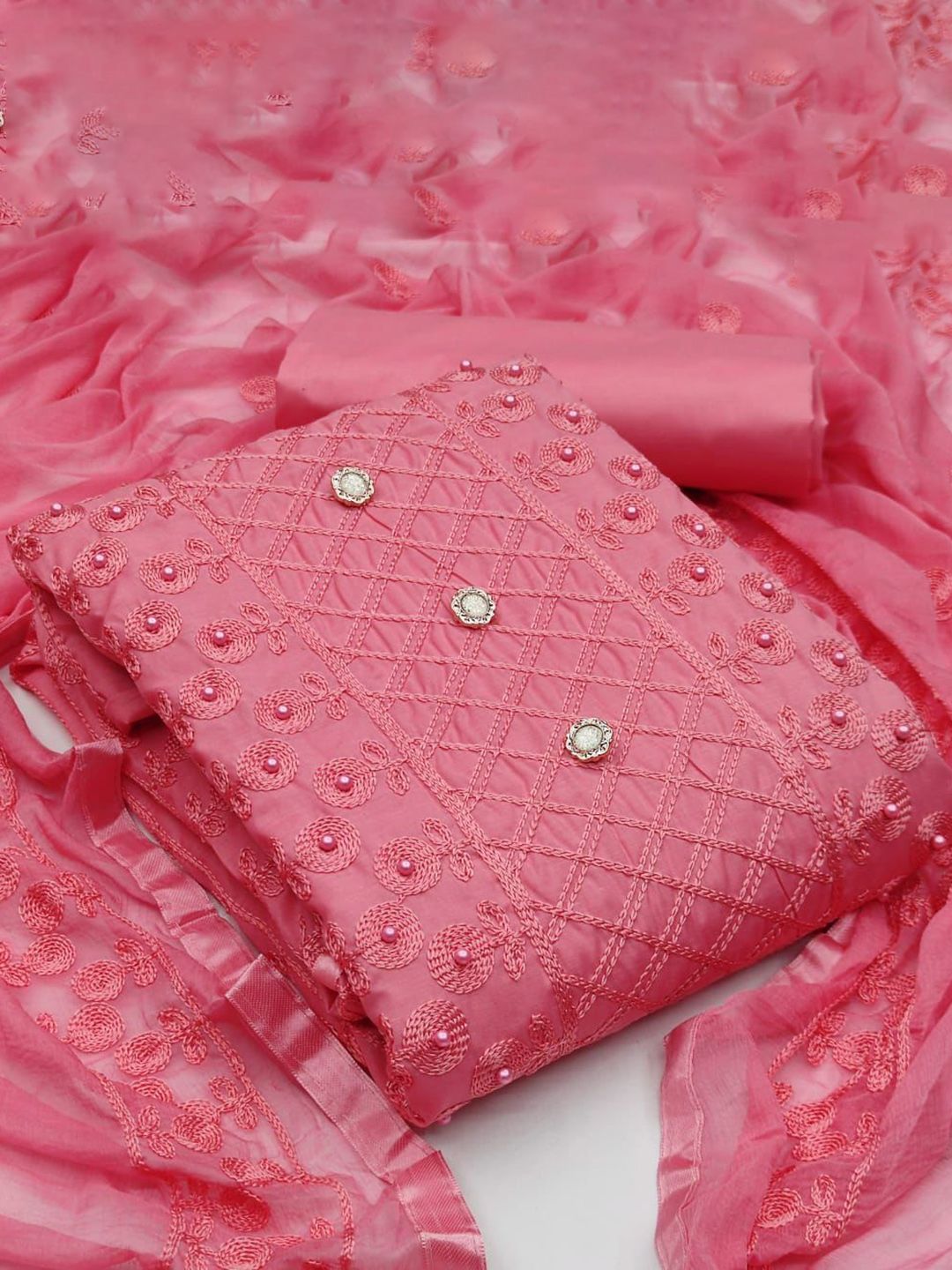 Suha Unstitched Dress Material