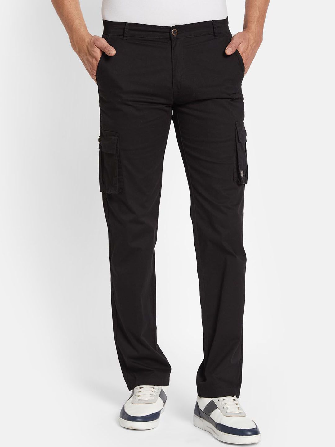 Octave Men Mid-Rise Regular Fit Chinos Trousers