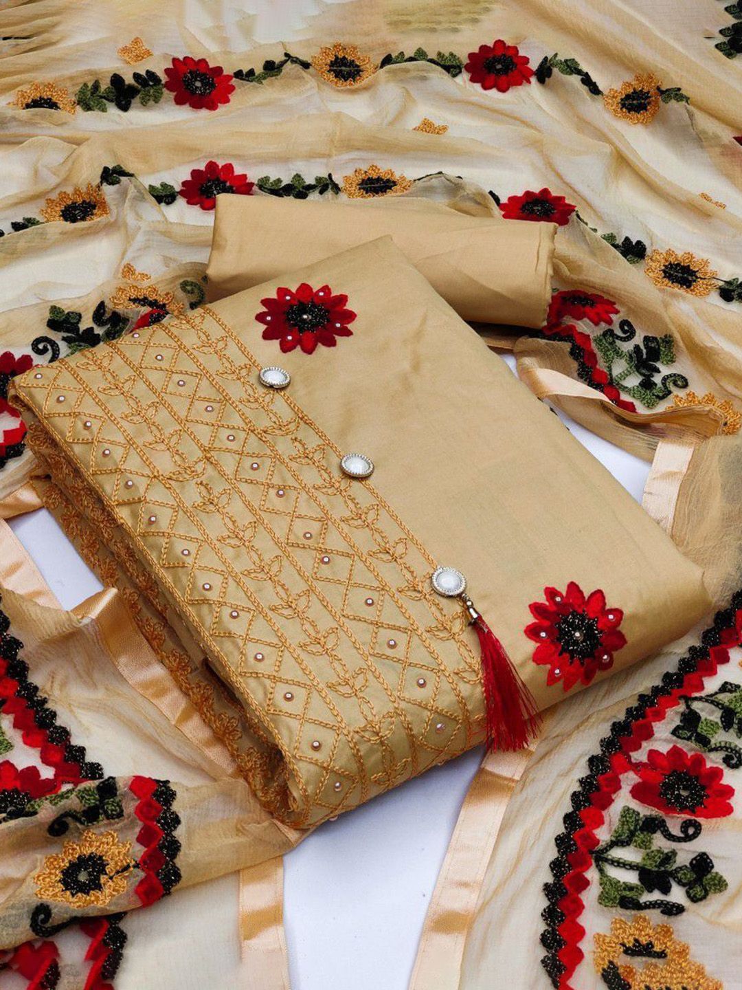Suha Unstitched Dress Material