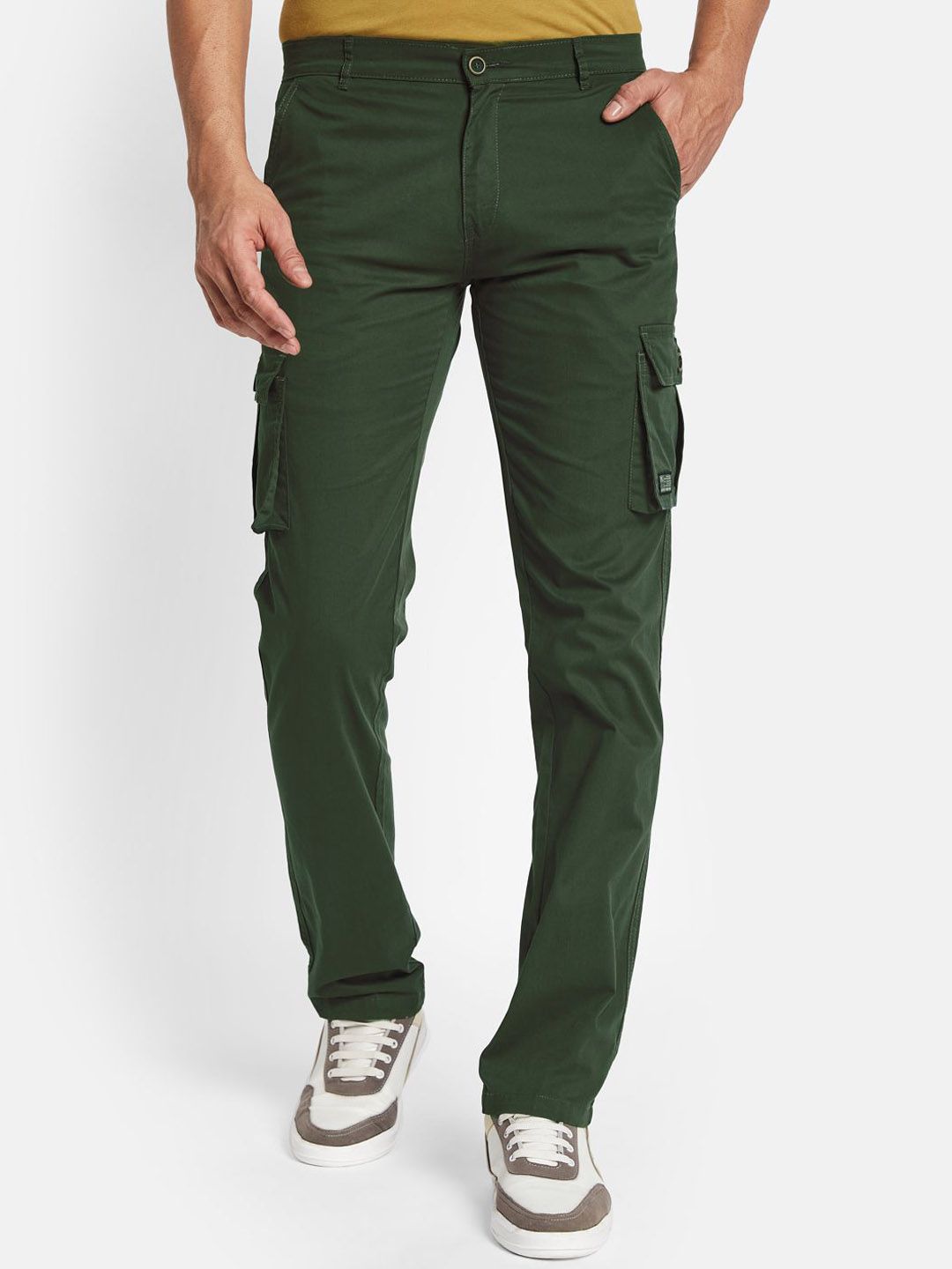 Octave Men Mid-Rise Regular Fit Chinos Trouser