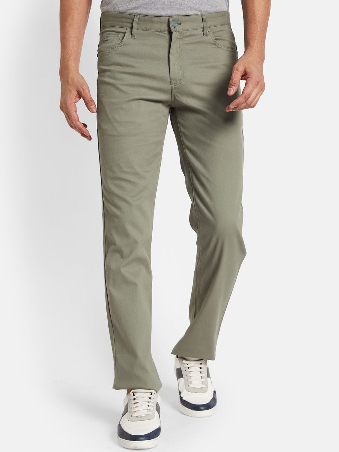Octave Men Regular Fit Cotton Chinos