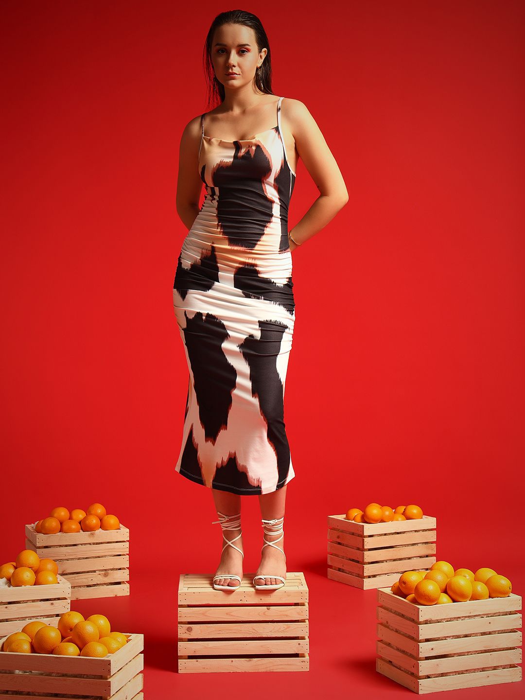 BAESD Women Printed Bodycon Dress