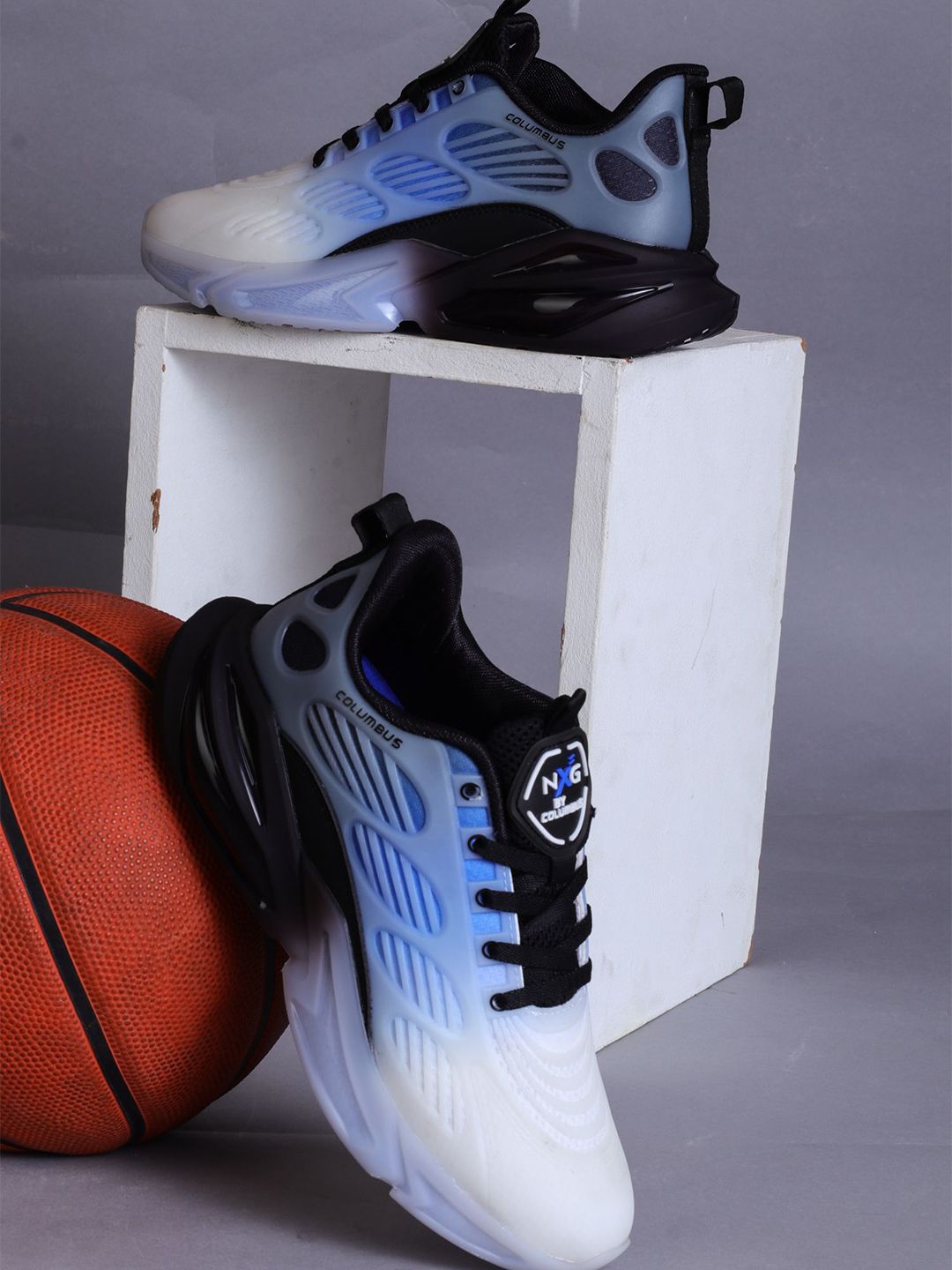 Columbus Men Mesh Running Non-Marking Shoes