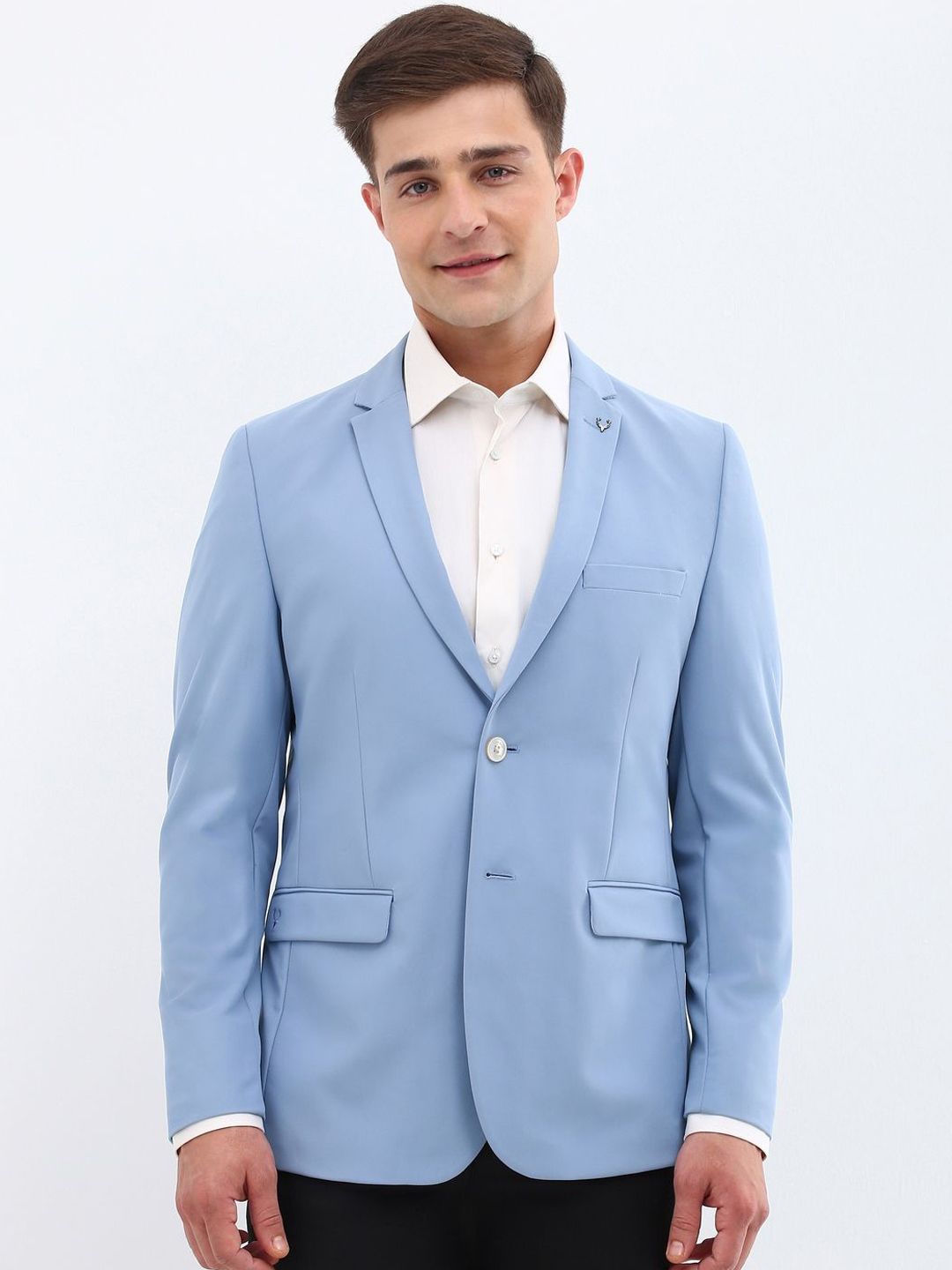 Allen Solly Men Slim Fit Single-Breasted Blazer