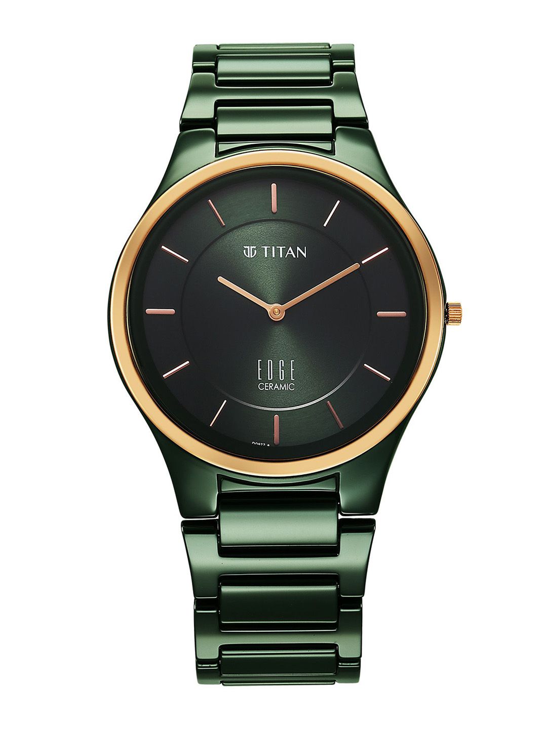 Buy Titan Men Dial & Ceramic Bracelet Style Straps Analogue Watch