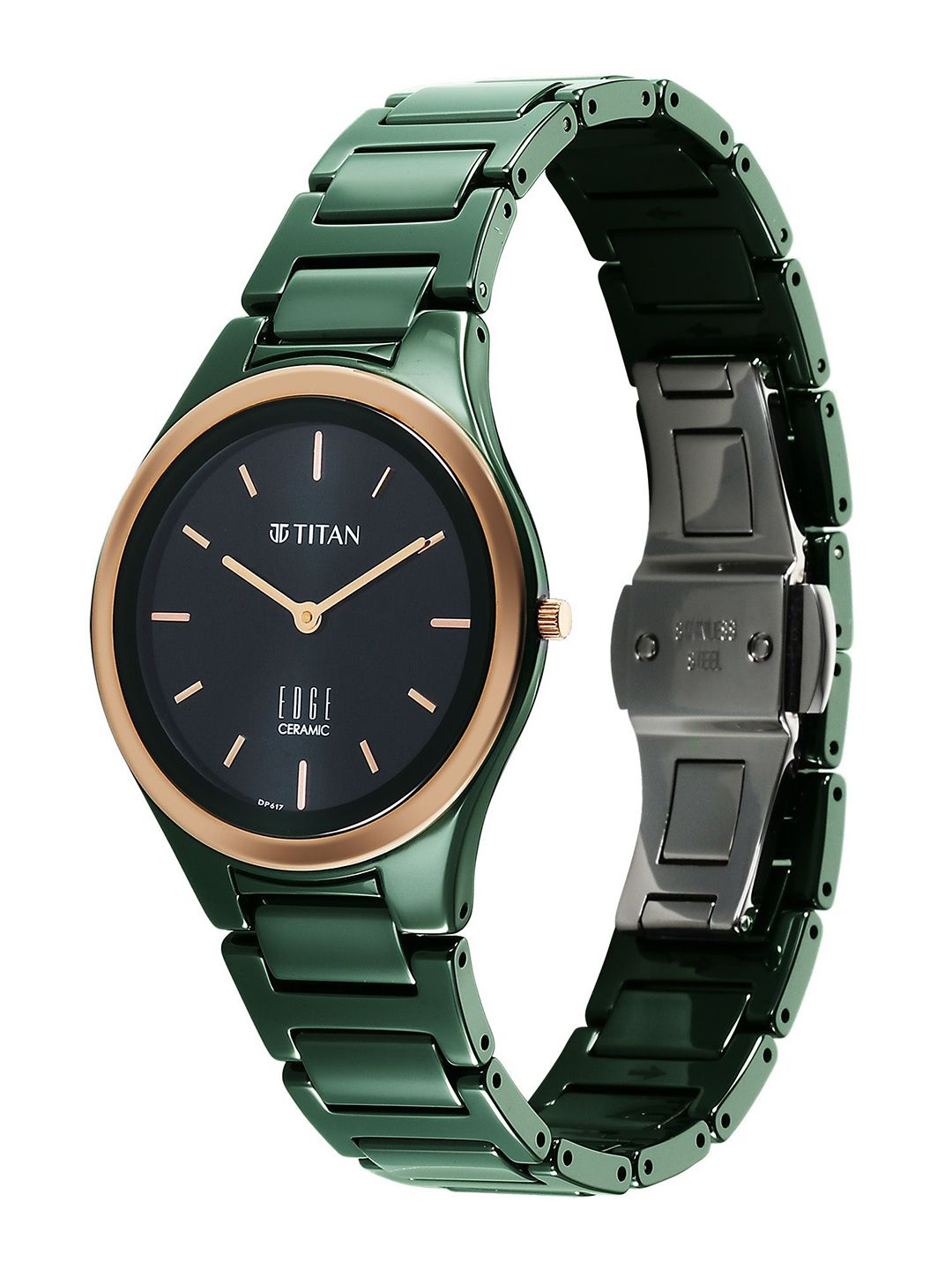 Dial & Ceramic Bracelet Style Straps Analogue Watch 2653KC12